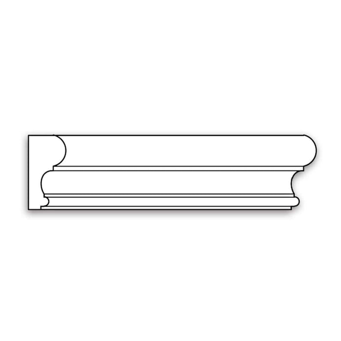 Panel Mould, 3/4" X 1 1/2", Resin