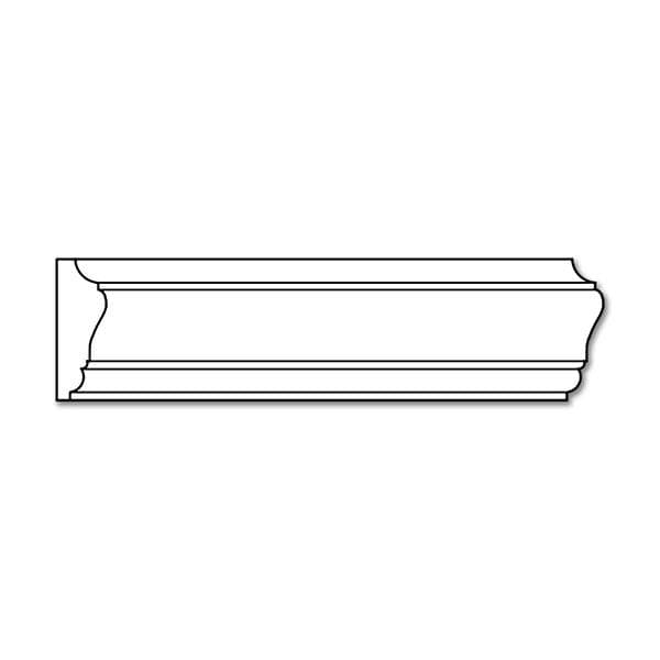 Panel Mould, 1 1/2"w x 1/2"d
