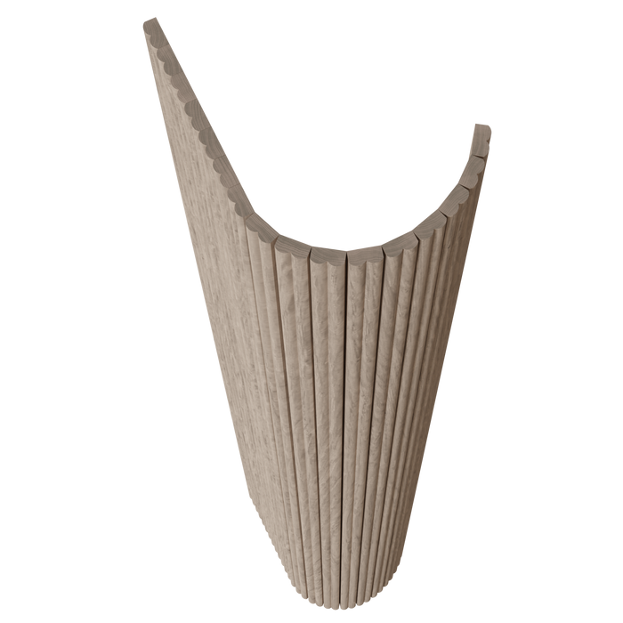 3/8″ Shallow Double Bead Tambour Tambour White River Hardwoods   