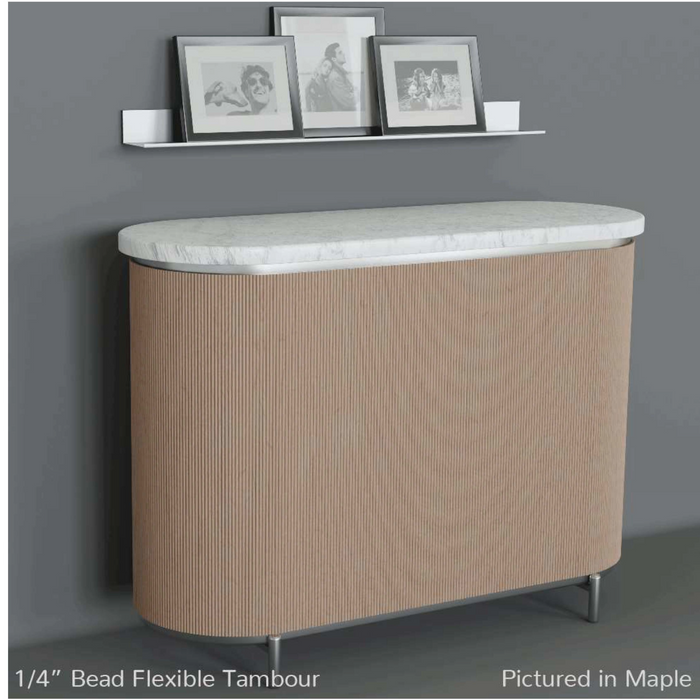 1/4" Double Bead Tambour Tambour White River Hardwoods   