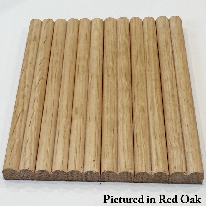 1/4" Double Bead Tambour Tambour White River Hardwoods   