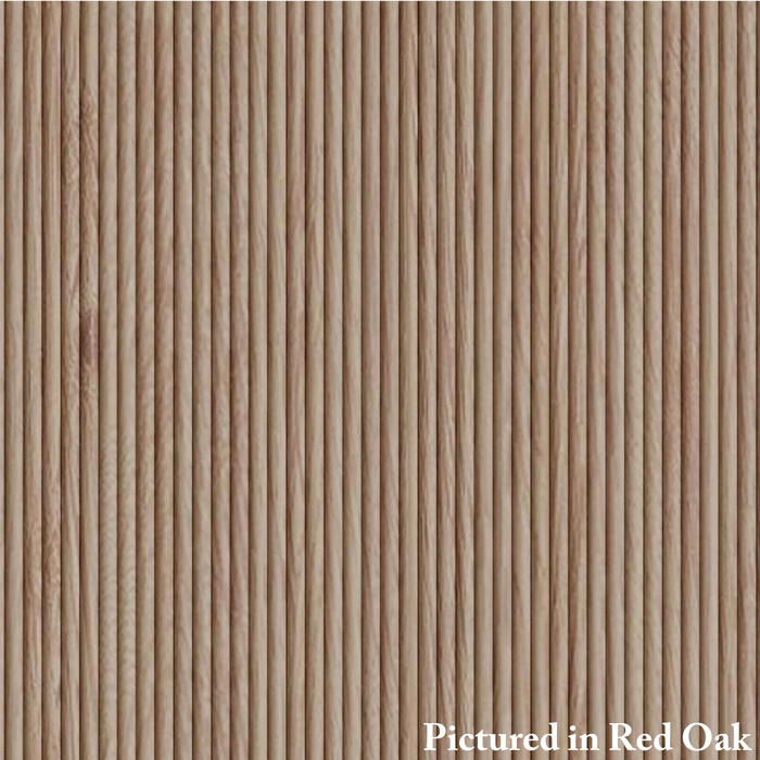 1/4" Double Bead Tambour Tambour White River Hardwoods 12"W x 48"L Red Oak 