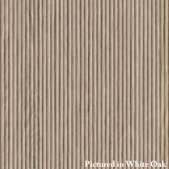 1/4" Double Bead Tambour Tambour White River Hardwoods 12"W x 48"L White Oak 