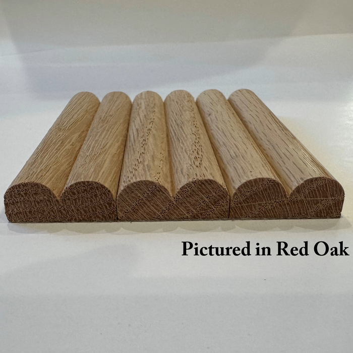 1/2″ Double Bead Tambour Tambour White River Hardwoods   
