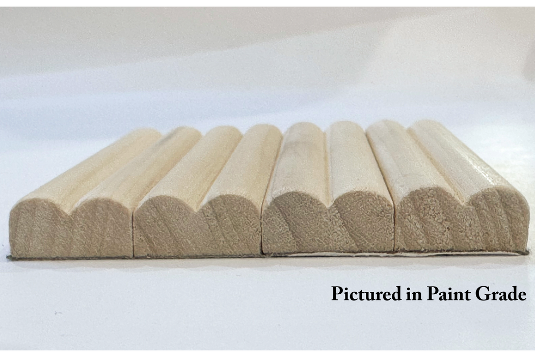 3/8″ Shallow Double Bead Tambour Tambour White River Hardwoods   