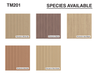 3/4″ Bevel Slat Tambour Tambour White River Hardwoods