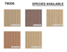 1-1/2″ Bevel Slat Tambour – Thin Tambour White River Hardwoods