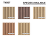 1-1/2″ Bevel Slat Tambour - Thick Tambour White River Hardwoods