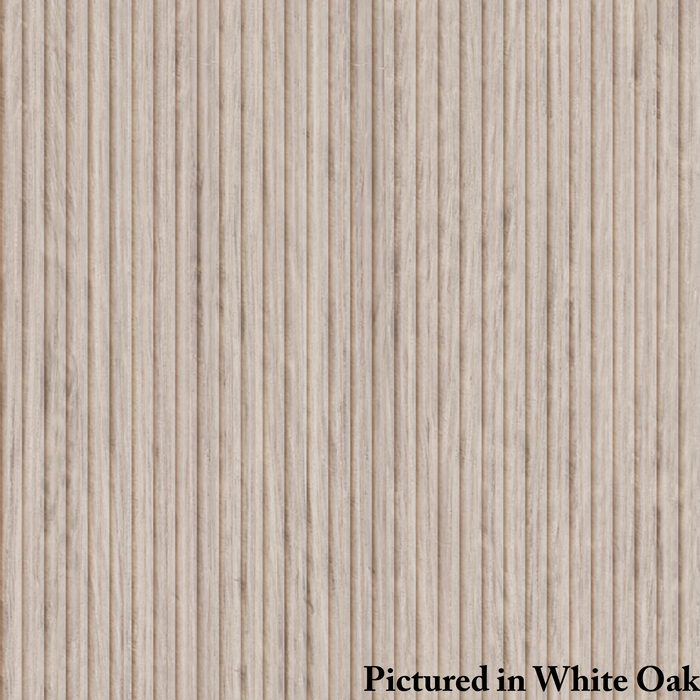 1/4" Double Cove-Cut Flexible Tambour