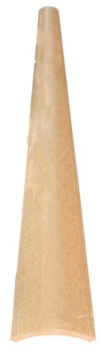 MDF Radius Corners, 4 Econo Qtr Rnd (accepts 5/8" plywood), 4" Radius, 5 11/16"W x 1 5/8"D x 97"L