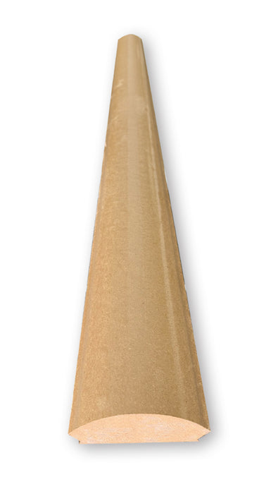 MDF radius L corner 4 inch profile cross section view