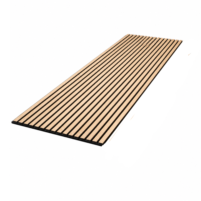 Natural White Oak – Varnished Acoustic Panel – 1" Slat Width – 24" × 94-1/2" – Sold 1 per Carton Acoustic Slat Panel White River Hardwoods