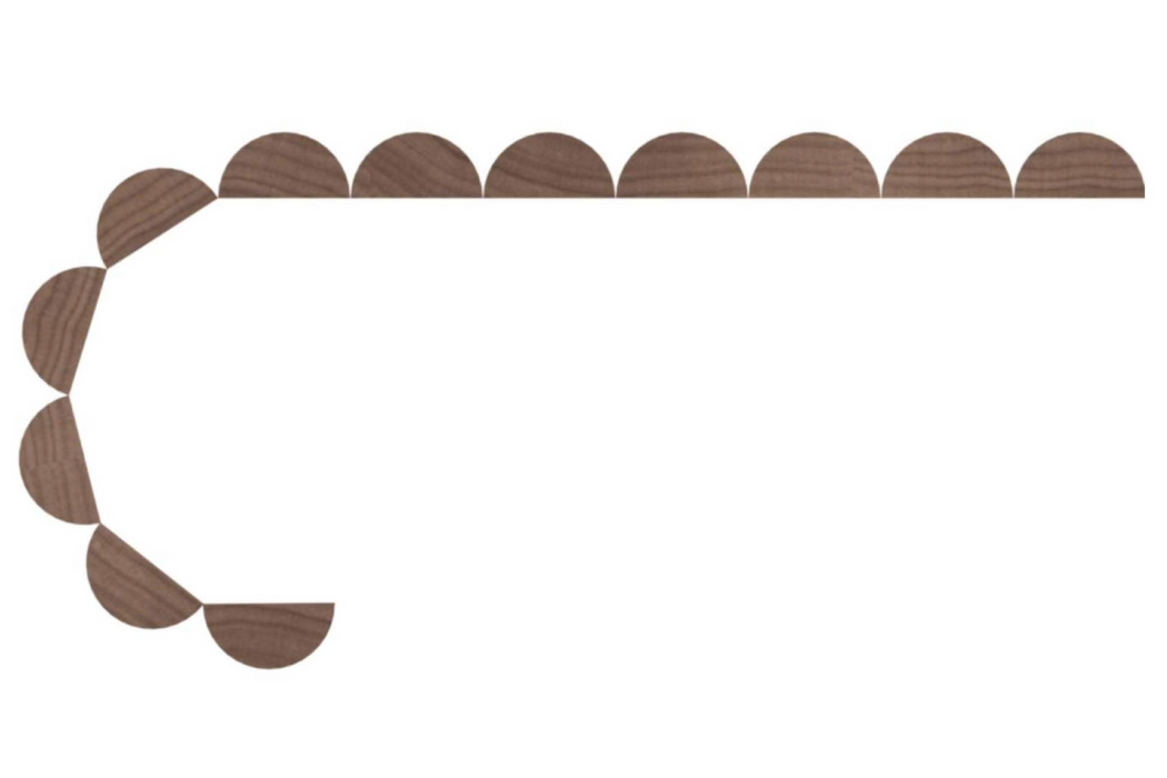 1" Single Bead Tambour