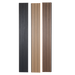 Matte Black Oak Acoustic Panel, Varnished Wood - ( 1" Wide Slats ) - Sold 2 Panels Per Carton Acoustic Slat Panel White River Hardwoods