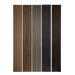 Matte Black Oak Acoustic Panel, Veneer 1" Wide Slats - Harmony Series - Sold 2 Panels Per Carton Acoustic Slat Panel White River Hardwoods   