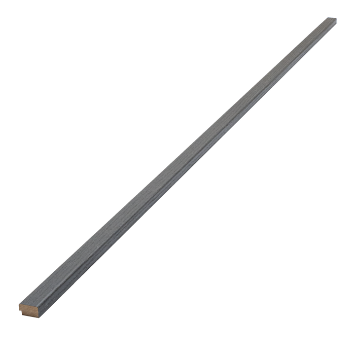 Matte Black Oak Acoustic Panel, Varnished Wood - ( 1" Wide Slats ) - Sold 2 Panels Per Carton Acoustic Slat Panel White River Hardwoods