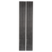 Matte Black Oak Acoustic Panel, Veneer 1" Wide Slats - Harmony Series - Sold 2 Panels Per Carton Acoustic Slat Panel White River Hardwoods   