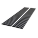 Matte Black Oak Acoustic Panel, Varnished Wood - ( 1" Wide Slats ) - Sold 2 Panels Per Carton Acoustic Slat Panel White River Hardwoods