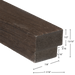 Natural Walnut Acoustic Trim - Harmony Series Acoustic Slat Trim White River Hardwoods   