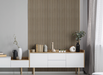 Natural White Oak Acoustic Panel, Varnished - (1" Wide Slats) - Sold 2 Panels Per Carton Acoustic Slat Panel White River Hardwoods
