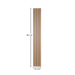 Natural White Oak Acoustic Panel, Varnished - (1" Wide Slats) - Sold 2 Panels Per Carton Acoustic Slat Panel White River Hardwoods