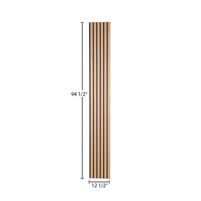 Natural White Oak Acoustic Panel, Varnished Wood - Harmony Series - Sold 2 Panels Per Carton Acoustic Slat Panel White River Hardwoods