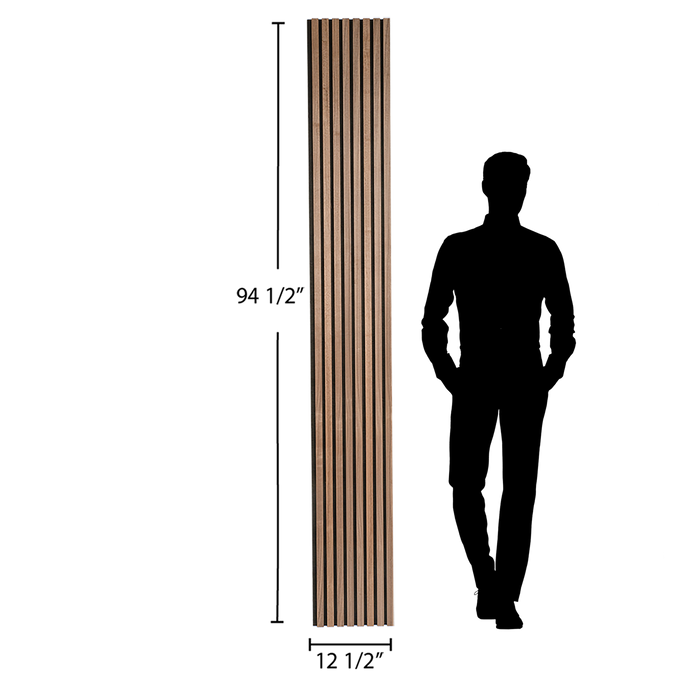 Natural White Oak Acoustic Panel, Varnished Wood - Harmony Series - Sold 2 Panels Per Carton Acoustic Slat Panel White River Hardwoods