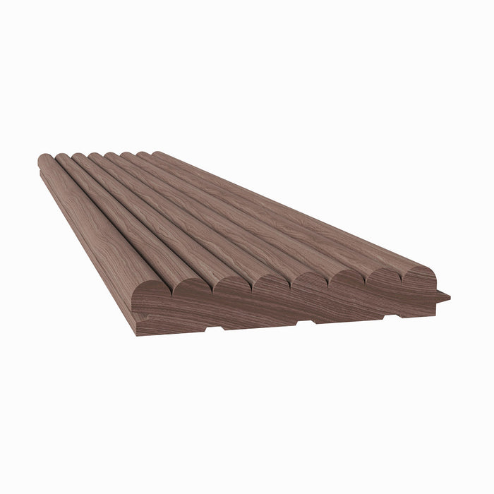 1/2" Bead Solid Wood Tongue and Grove Tambour Panel, 11/16" thick x 4 3/16"width x 112"long Solid Wood Panels White River Hardwoods