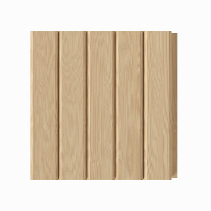 3/4" Bevel Solid Wood Tongue and Grove Tambour Panel, 11/16" thick x 3 15/16"width x 112"long (The bevel is different from the 201 profile)) Solid Wood Panels White River Hardwoods Poplar