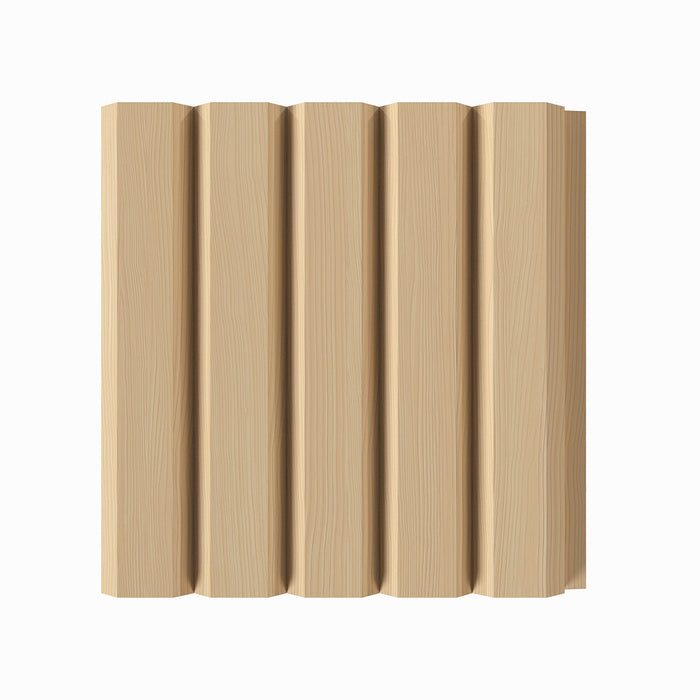 3/4" Bevel Solid Wood Tongue and Grove Tambour Panel, 11/16" thick x 3 15/16"width x 112"long Solid Wood Panels White River Hardwoods Poplar