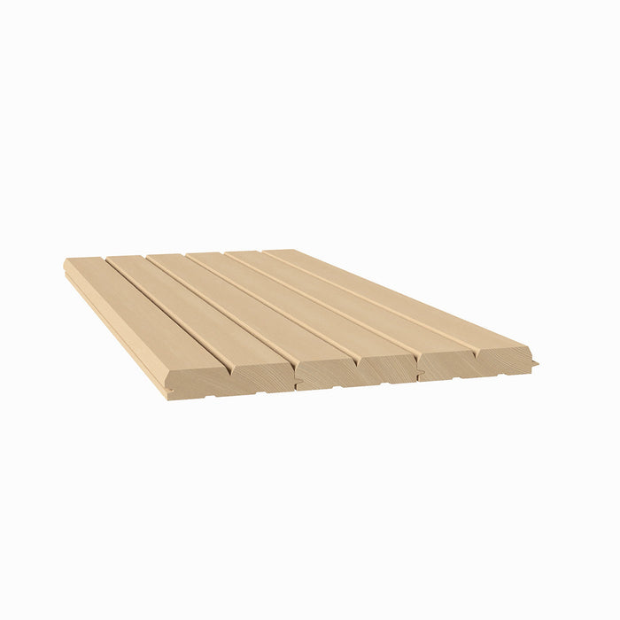 1 1/2" Bevel Solid Wood Tongue and Grove Tambour Panel, 11/16" thick x 3 3/16"width x 112"long Solid Wood Panels White River Hardwoods