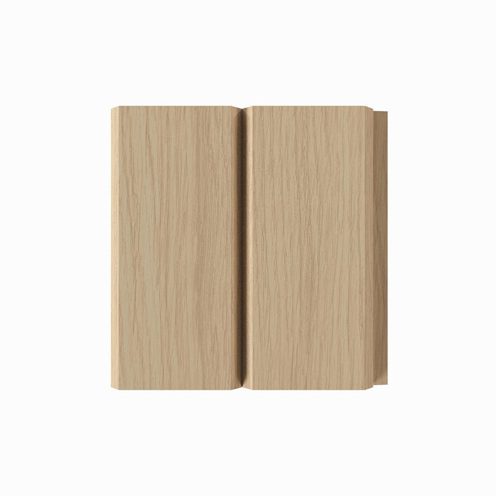 1 1/2" Bevel Solid Wood Tongue and Grove Tambour Panel, 11/16" thick x 3 3/16"width x 112"long Solid Wood Panels White River Hardwoods White Oak