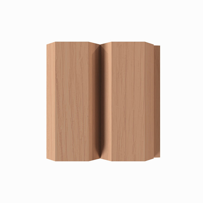 1 1/2" Bevel Solid Wood Tongue and Grove Tambour Panel, 1" thick x 3 3/16"width x 112"long Solid Wood Panels White River Hardwoods Red Oak