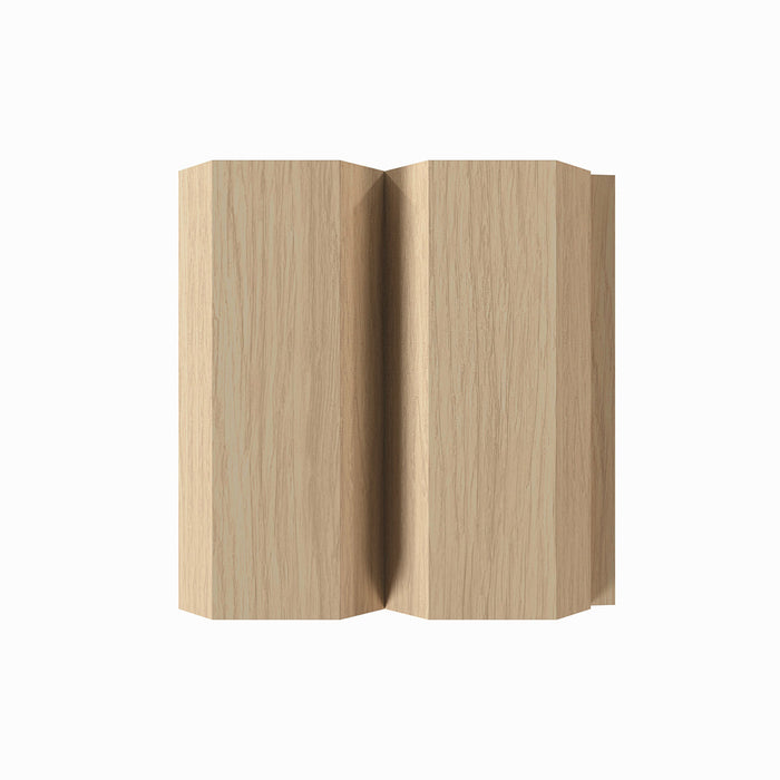 1 1/2" Bevel Solid Wood Tongue and Grove Tambour Panel, 1" thick x 3 3/16"width x 112"long Solid Wood Panels White River Hardwoods White Oak