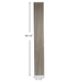 Silver Gray Oak Acoustic Panel, Veneer 1" Wide Slats - Harmony Series - Sold 2 Panels Per Carton Acoustic Slat Panel White River Hardwoods   