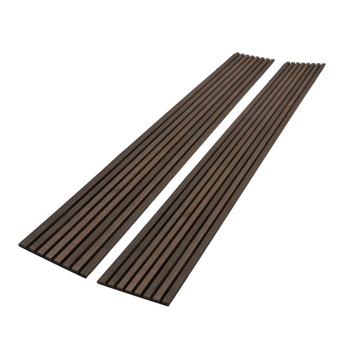 Smokey Oak – Unvarnished Acoustic Panel – 1" Slat Width – 12-1/2" × 94-1/2" – Sold 2 per Carton - Limited Inventory Acoustic Slat Panel White River Hardwoods