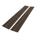 Smokey Oak – Unvarnished Acoustic Panel – 1" Slat Width – 12-1/2" × 94-1/2" – Sold 2 per Carton - Limited Inventory Acoustic Slat Panel White River Hardwoods