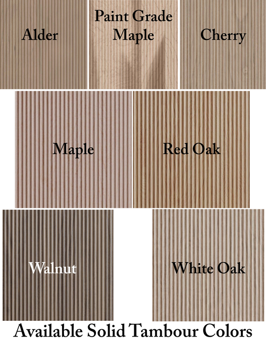 1/4" Square Flexible Tambour
