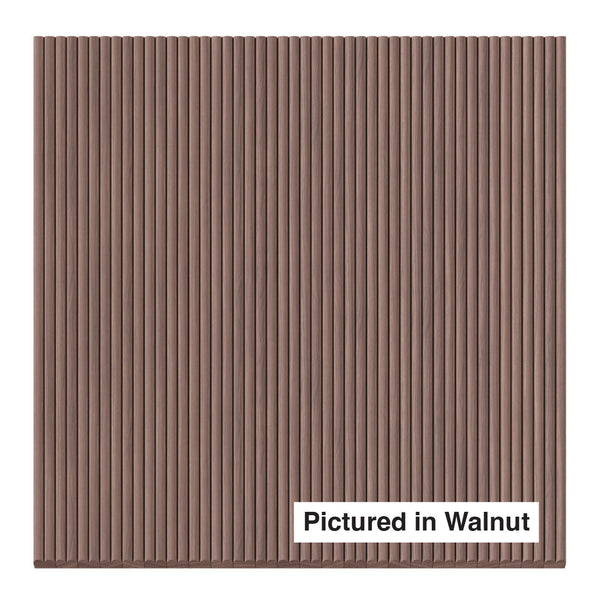 1/4" Double Bead Tambour Tambour White River Hardwoods 12"W x 48"L - Flexible Walnut