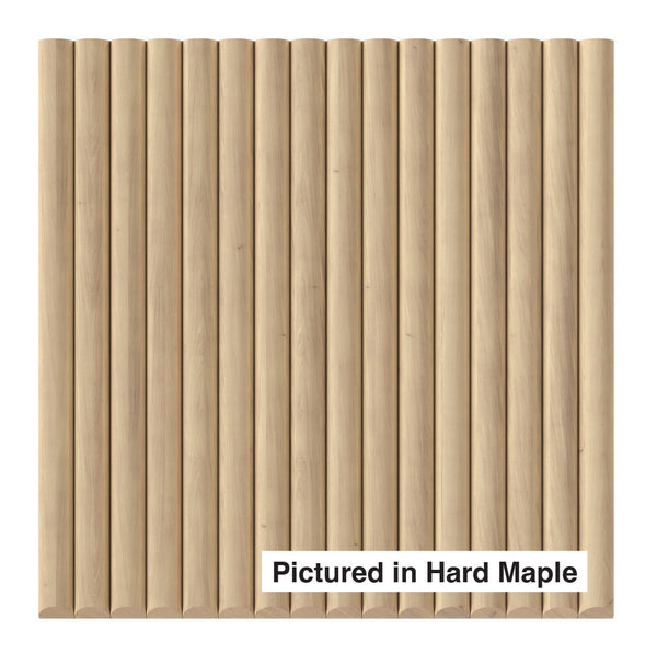 3/4" Single Bead Tambour Tambour White River Hardwoods 12"W x 48"L - Flexible Hard Maple