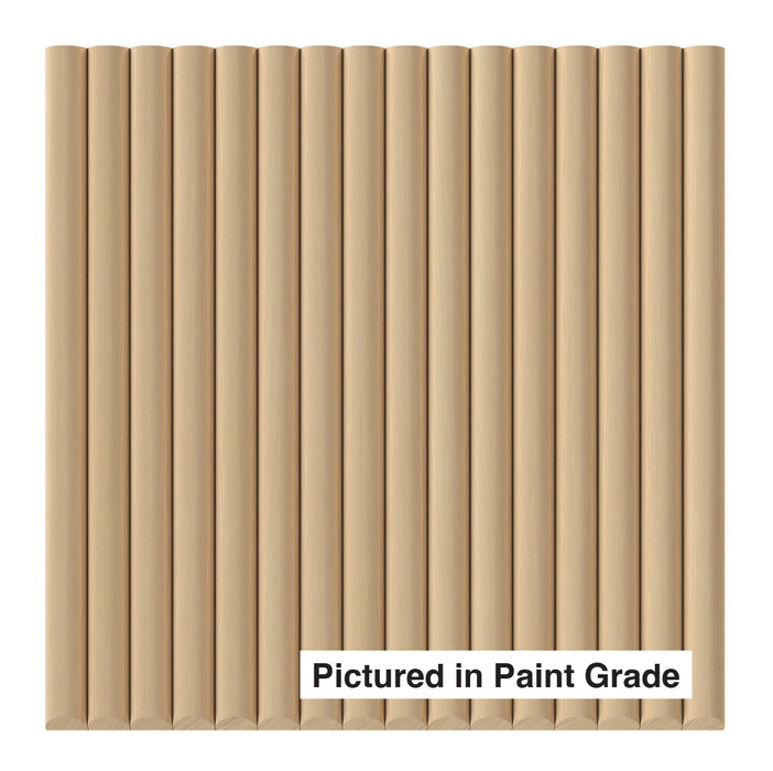 3/4" Single Bead Tambour Tambour White River Hardwoods 12"W x 48"L - Flexible Paint Grade