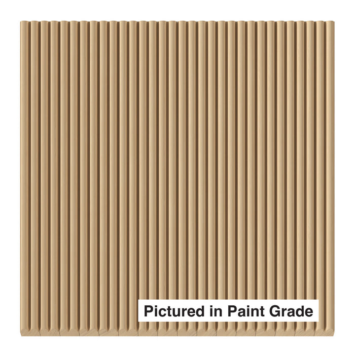 9/32″ Double Bead Tambour - Thick Tambour White River Hardwoods 12"W x 48"L - Flexible Paint Grade