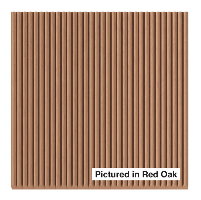 9/32″ Double Bead Tambour - Thick Tambour White River Hardwoods 12"W x 48"L - Flexible Red Oak