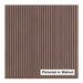 9/32″ Double Bead Tambour - Thick Tambour White River Hardwoods 12"W x 48"L - Flexible Walnut