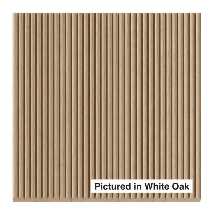 9/32″ Double Bead Tambour - Thick Tambour White River Hardwoods 12"W x 48"L - Flexible White Oak