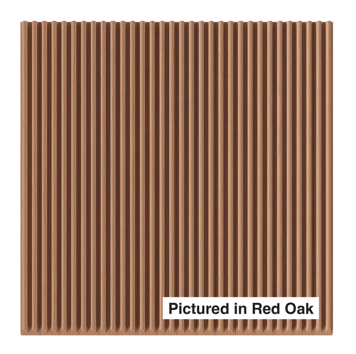 3/16″ Double Bead Tambour – Thick Tambour White River Hardwoods 12"W x 48"L - Flexible Red Oak