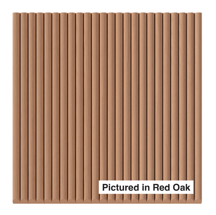 1/2″ Double Bead Tambour Tambour White River Hardwoods 12"W x 48"L - Flexible Red Oak