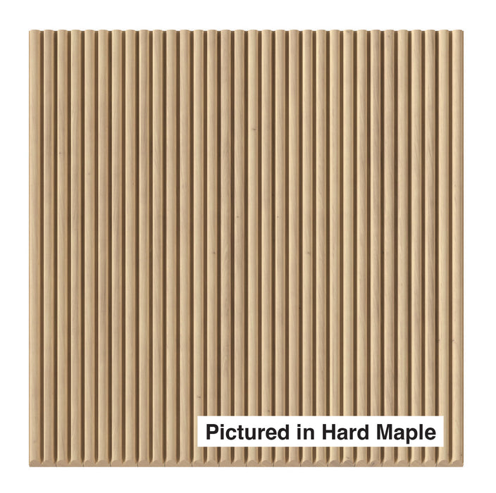 9/32″ Double Bead Flexible Tambour - Thin Tambour White River Hardwoods 12"W x 48"L - Flexible Hard Maple