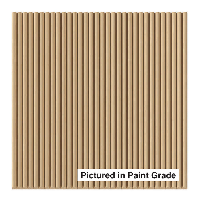 9/32″ Double Bead Flexible Tambour - Thin Tambour White River Hardwoods 12"W x 48"L - Flexible Paint Grade