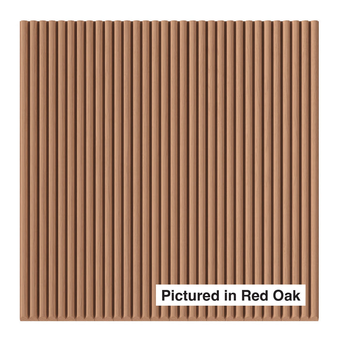 9/32″ Double Bead Flexible Tambour - Thin Tambour White River Hardwoods 12"W x 48"L - Flexible Red Oak